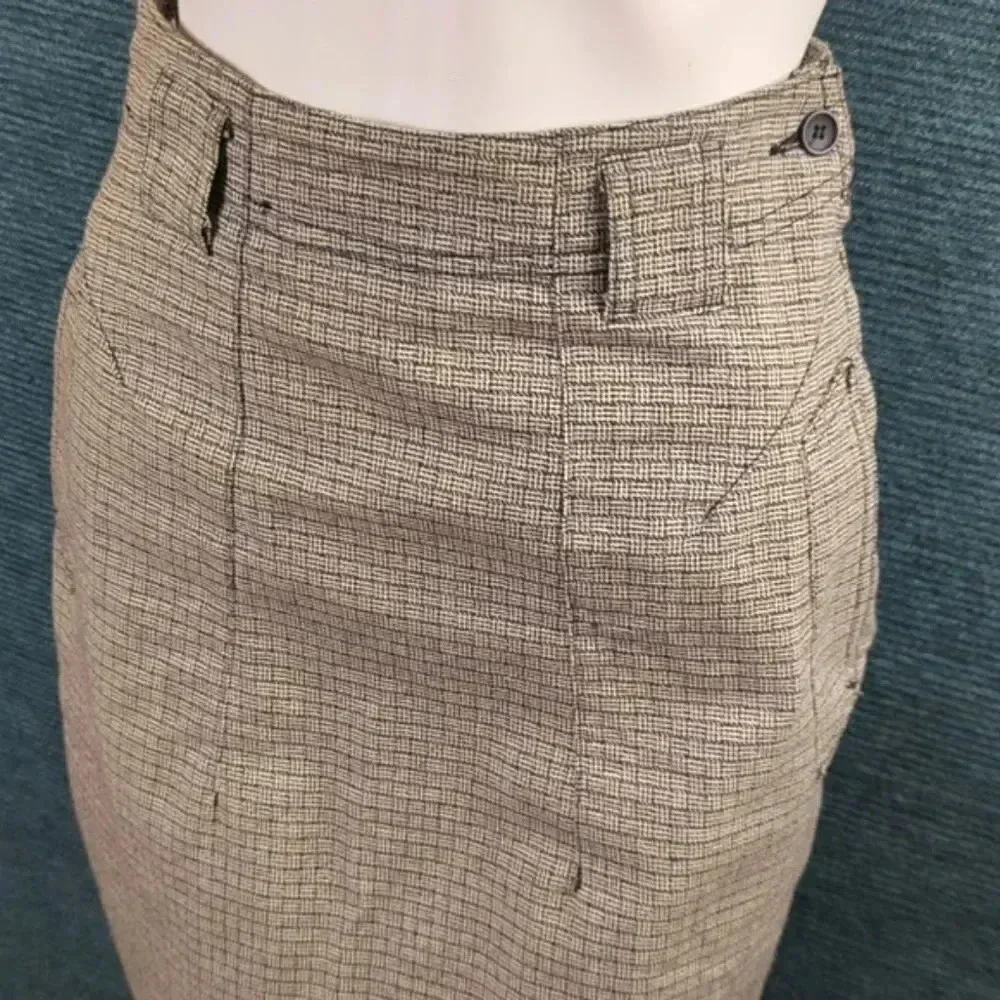 Vintage 80s In-Wear Women's Suit; Skirt & Blazer 100% Cotton - Picture 9 of 16